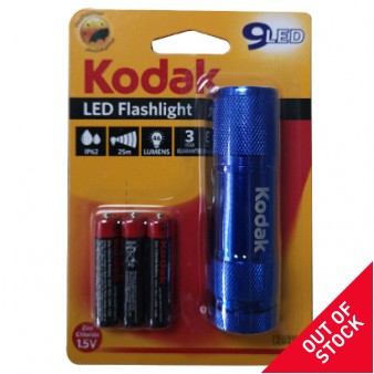 30412453 KODAK ΦΑΚΟΣ 9 LED ΜΠΛΕ  ΜΕ ΜΠΑΤΑΡΙΕΣ 3xΑΑΑ